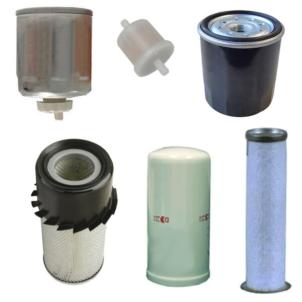 Aic Replacement Parts Maintenance Filter Kit Fits New Holland L140 L150 L160 L170 L175 84475542 86504140-FILTERSET - main